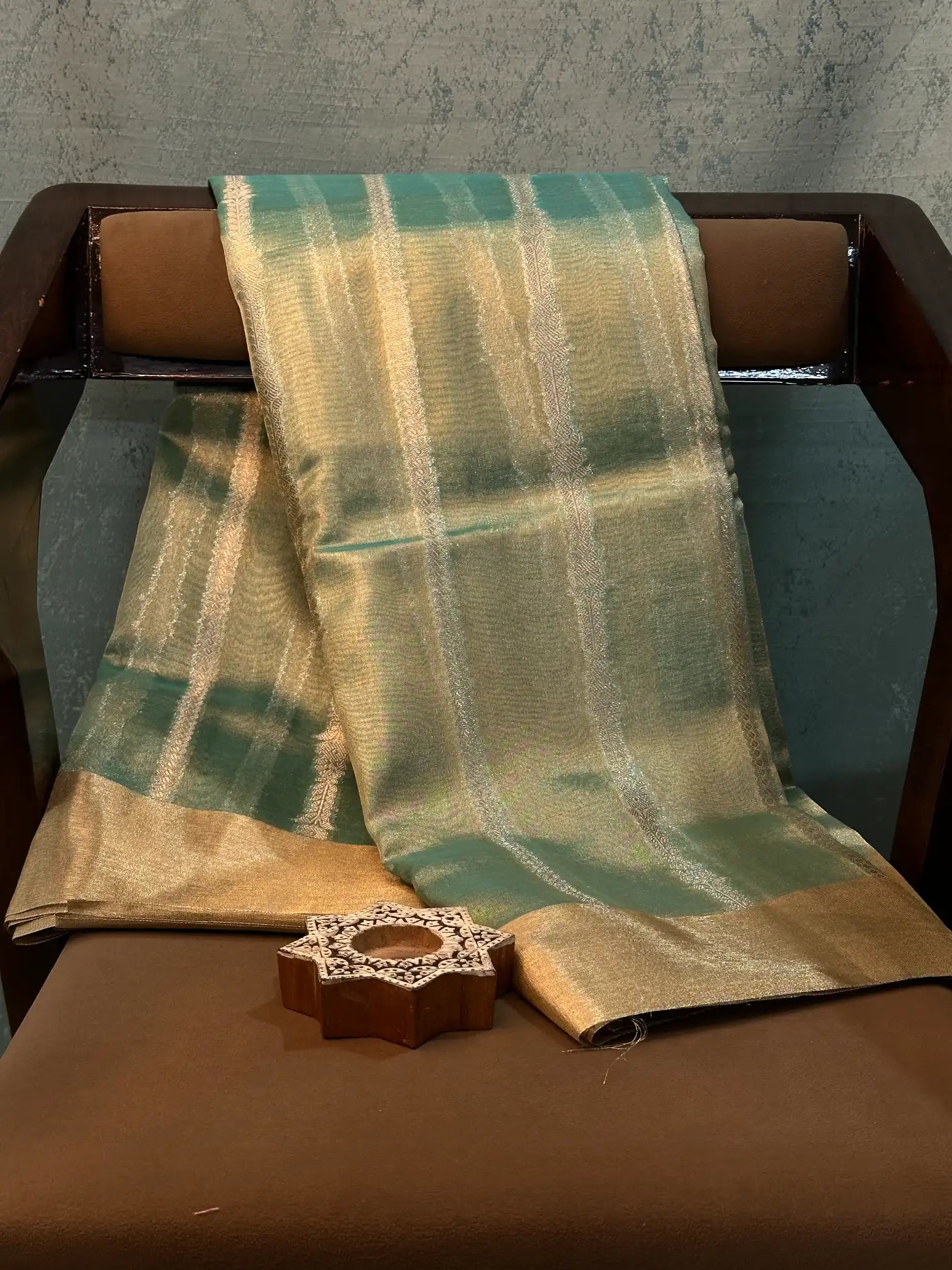 Contemporary Weave Kora Tissue silk Banarasi Saree