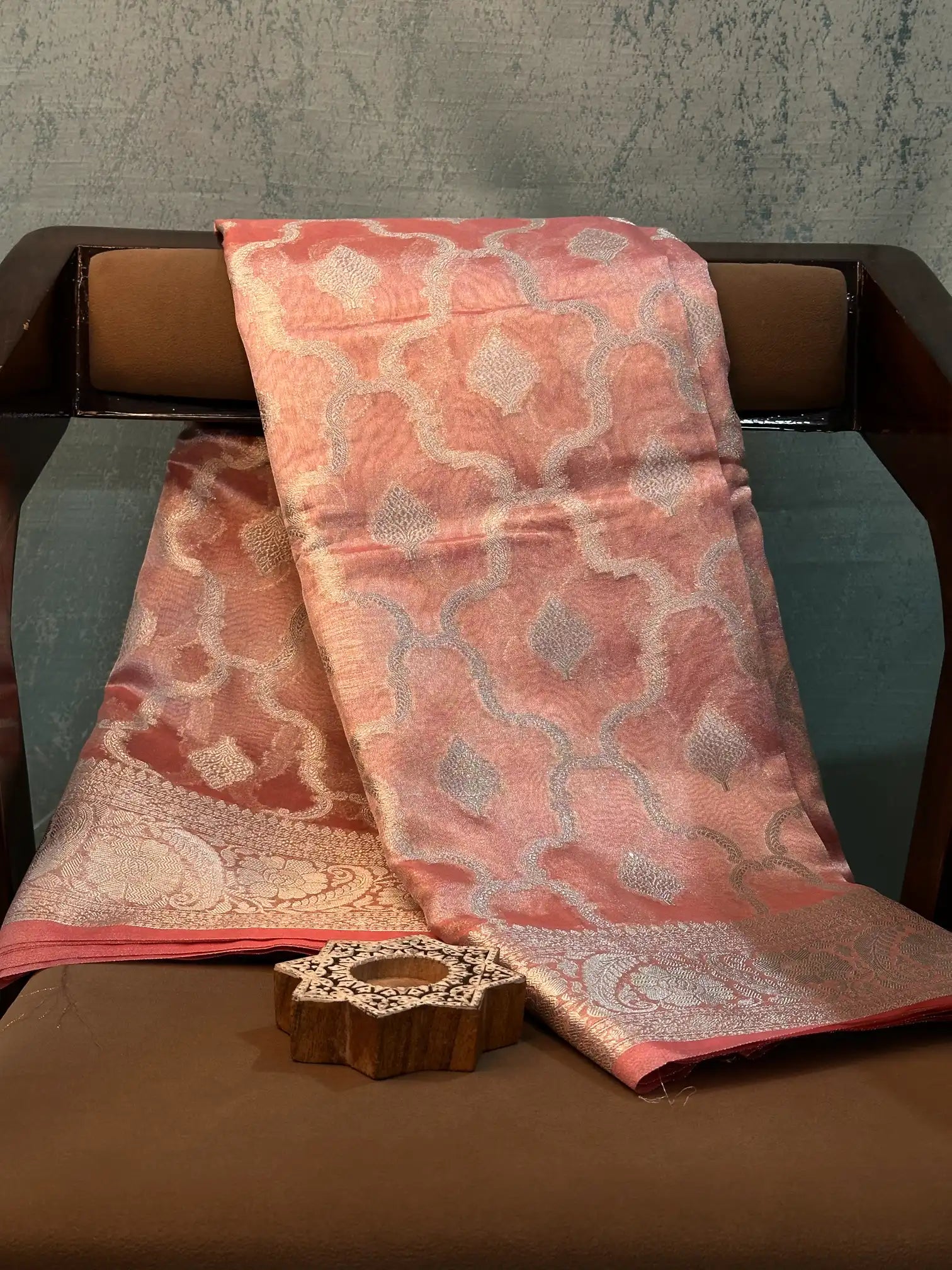 Contemporary Weave Kora Tissue silk Banarasi Saree