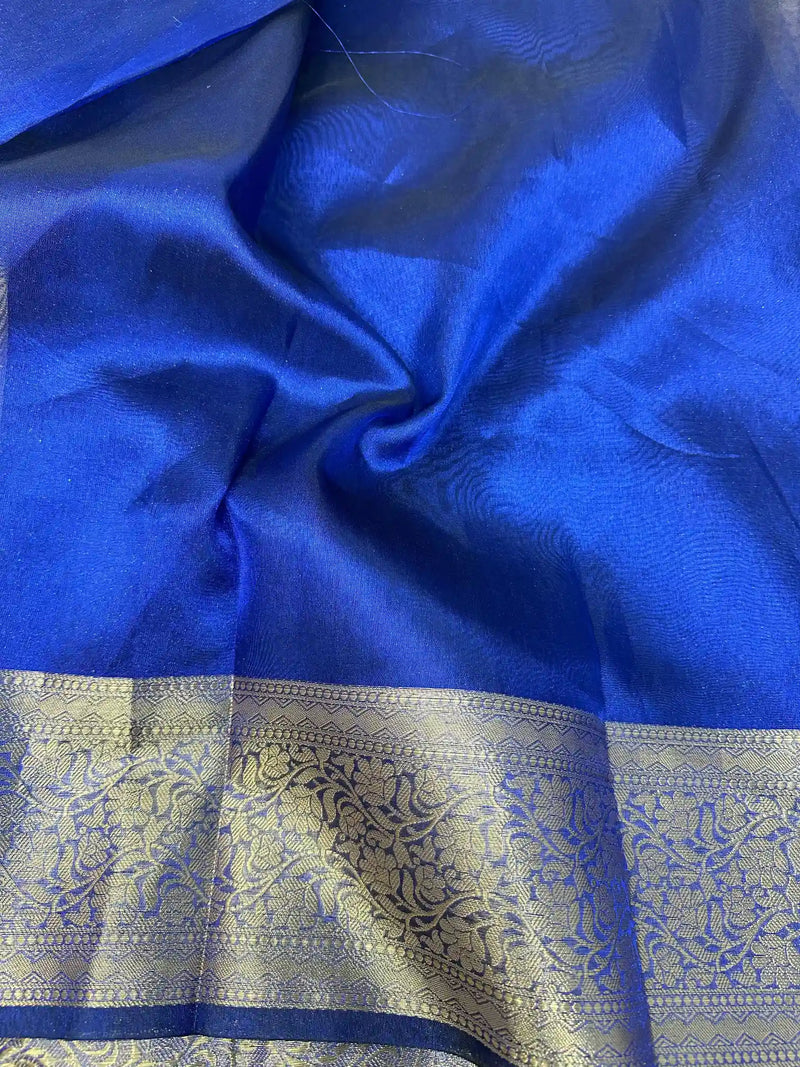 Maharani Edition Glass Tissue Silk Designer Saree