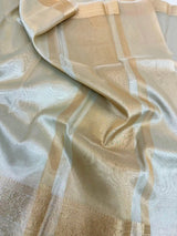 Malaika Arora Inspired Golden Tissue Silk Saree