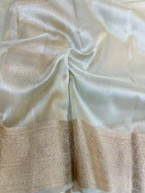 Malaika Arora Inspired Golden Tissue Silk Saree