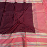 Maroon Warm Silk Banarasi Saree