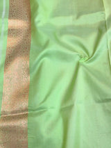 Mint Green Traditional Pure Katan Silk Banarasi Saree