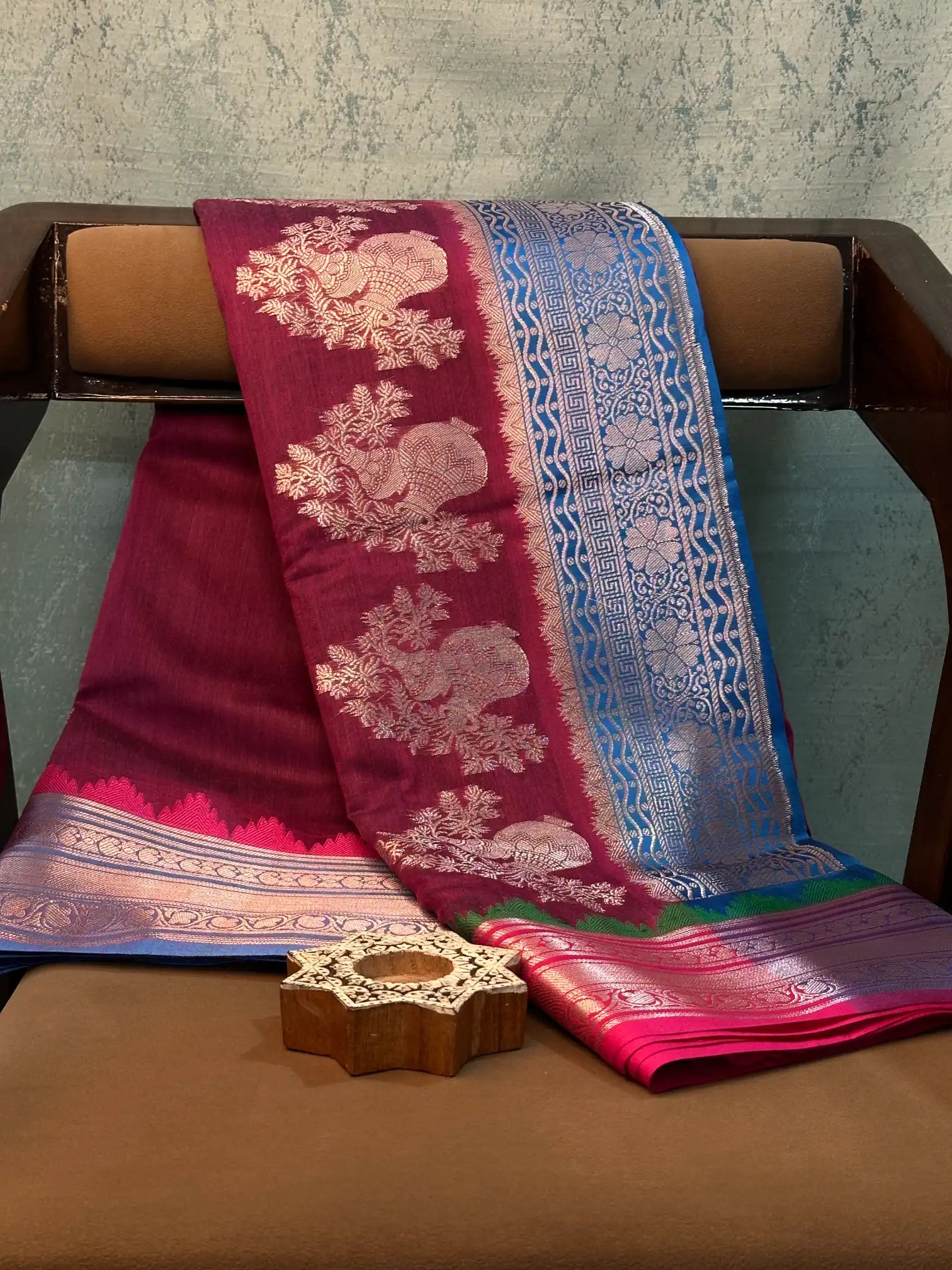 Jacquard Weave Soft Beautiful Banarasi Saree