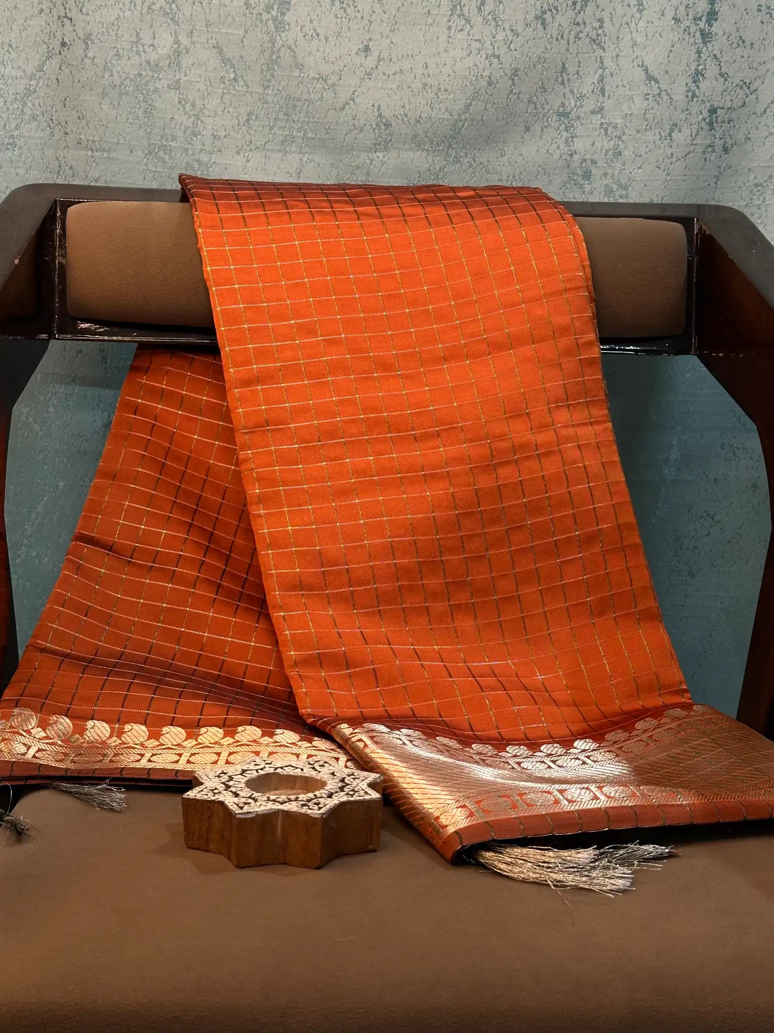 Jacquard weave soft beautiful Banarasi saree