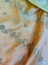 Multicoloured Pure Chiniya Silk Banarasi Saree