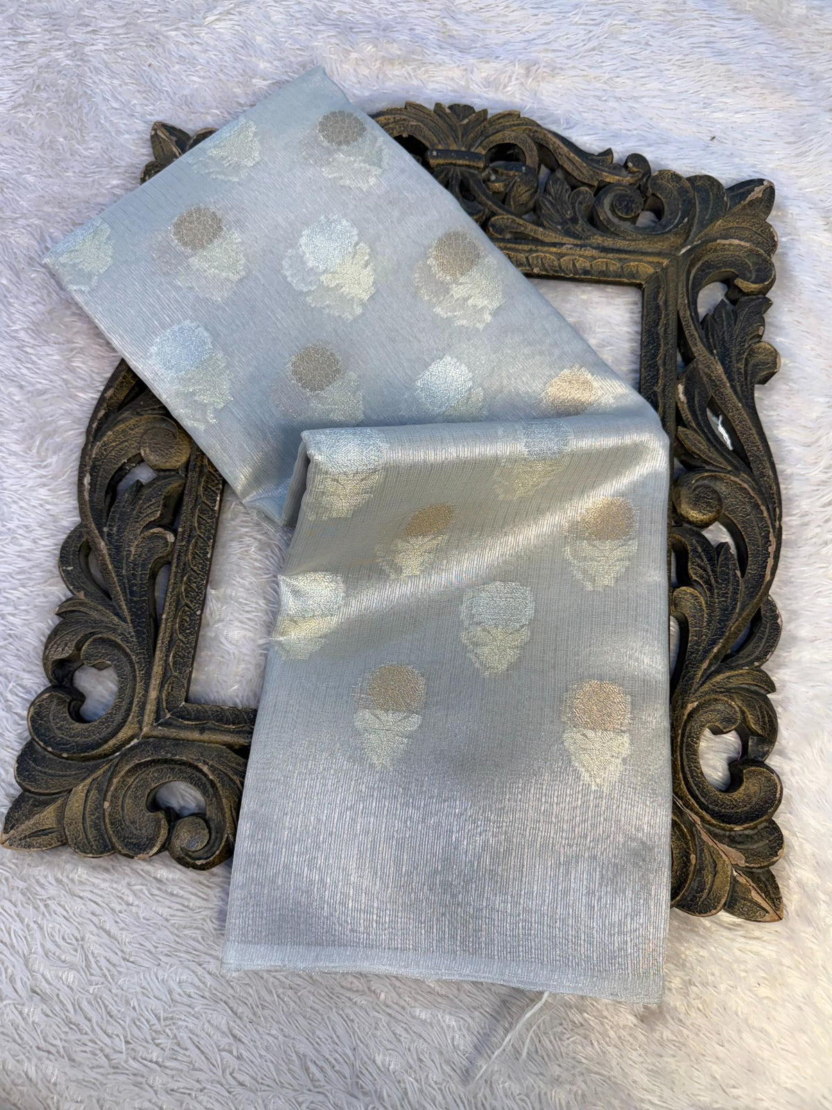 Eccentric zari weave Softsilk Banarasi Saree
