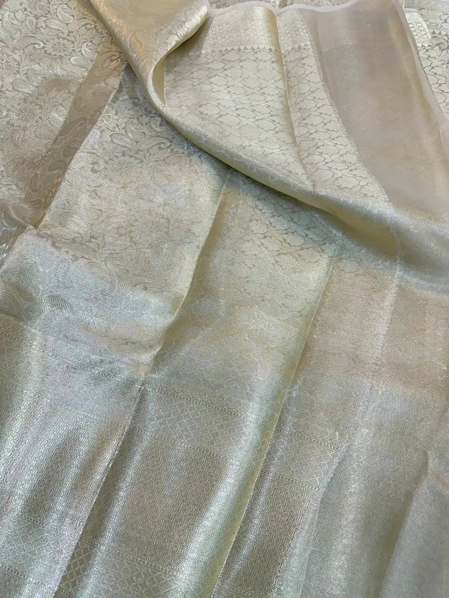 Nita Ambani Ma’am Inspired Glass Tissue Silk Saree