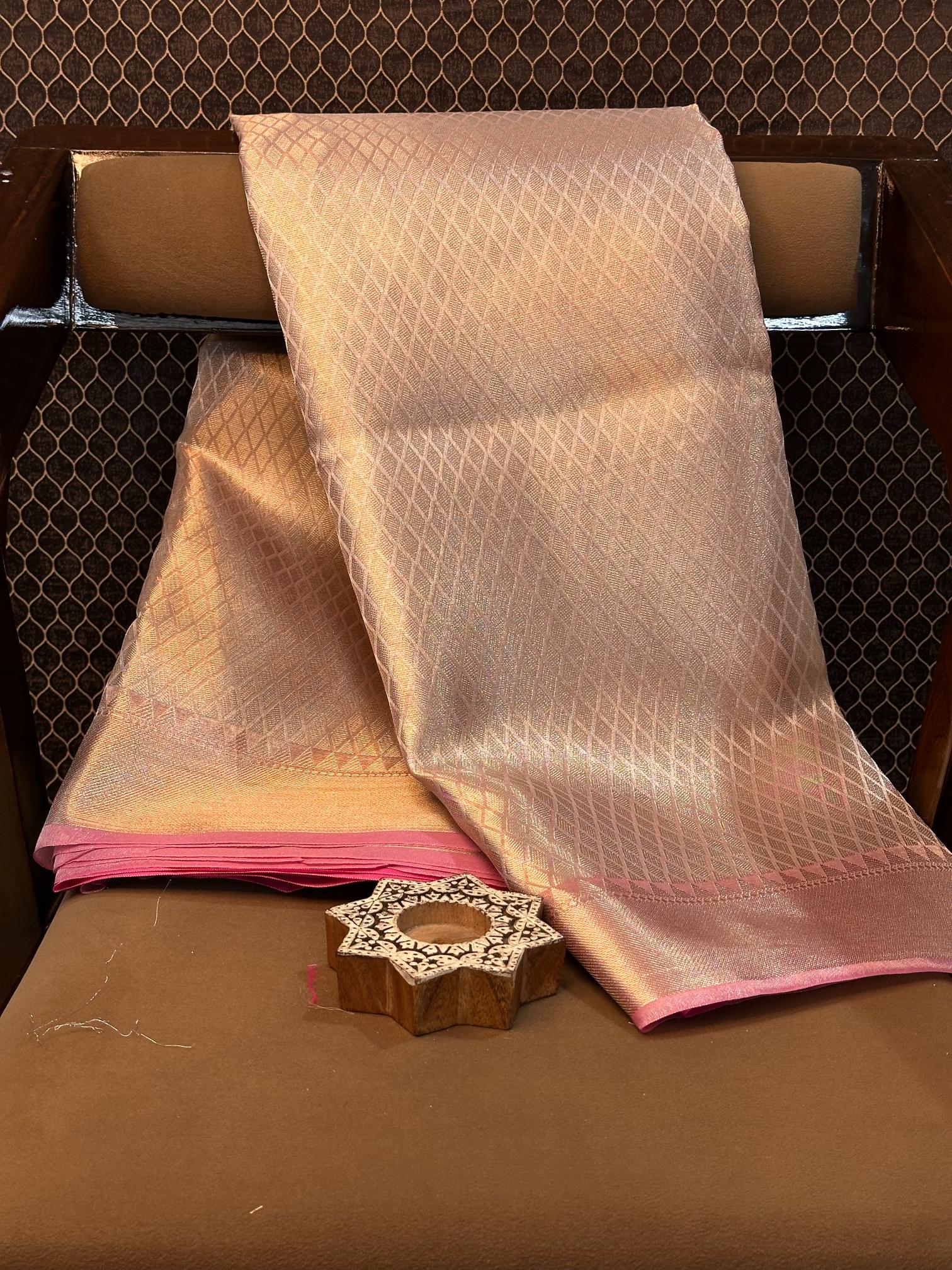 Eccentric zari weave Softsilk Banarasi saree
