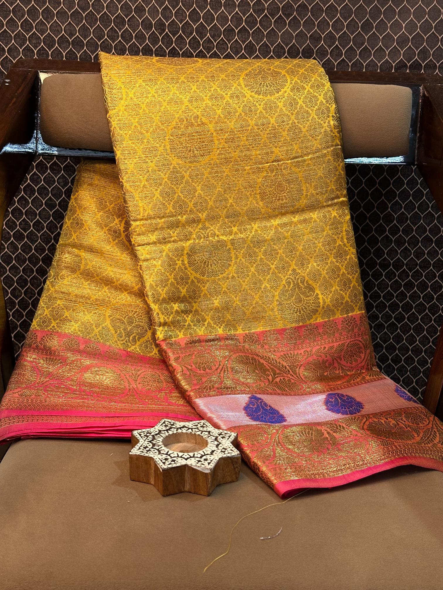Handpicked Softsilk Heritage Banarasi Saree