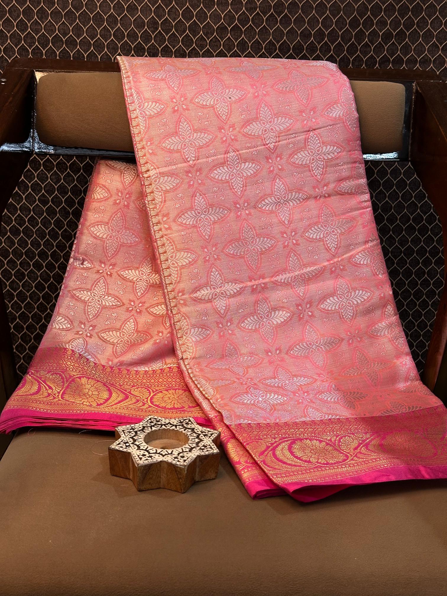Eccentric zari weave Softsilk Banarasi saree