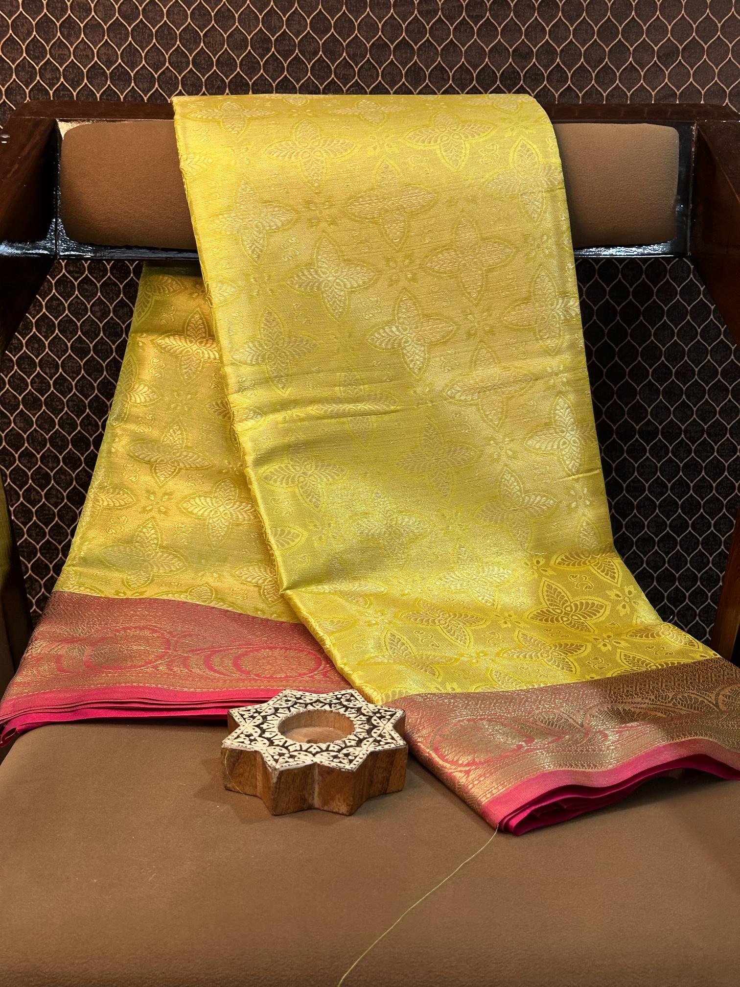 Eccentric zari weave Softsilk Banarasi saree