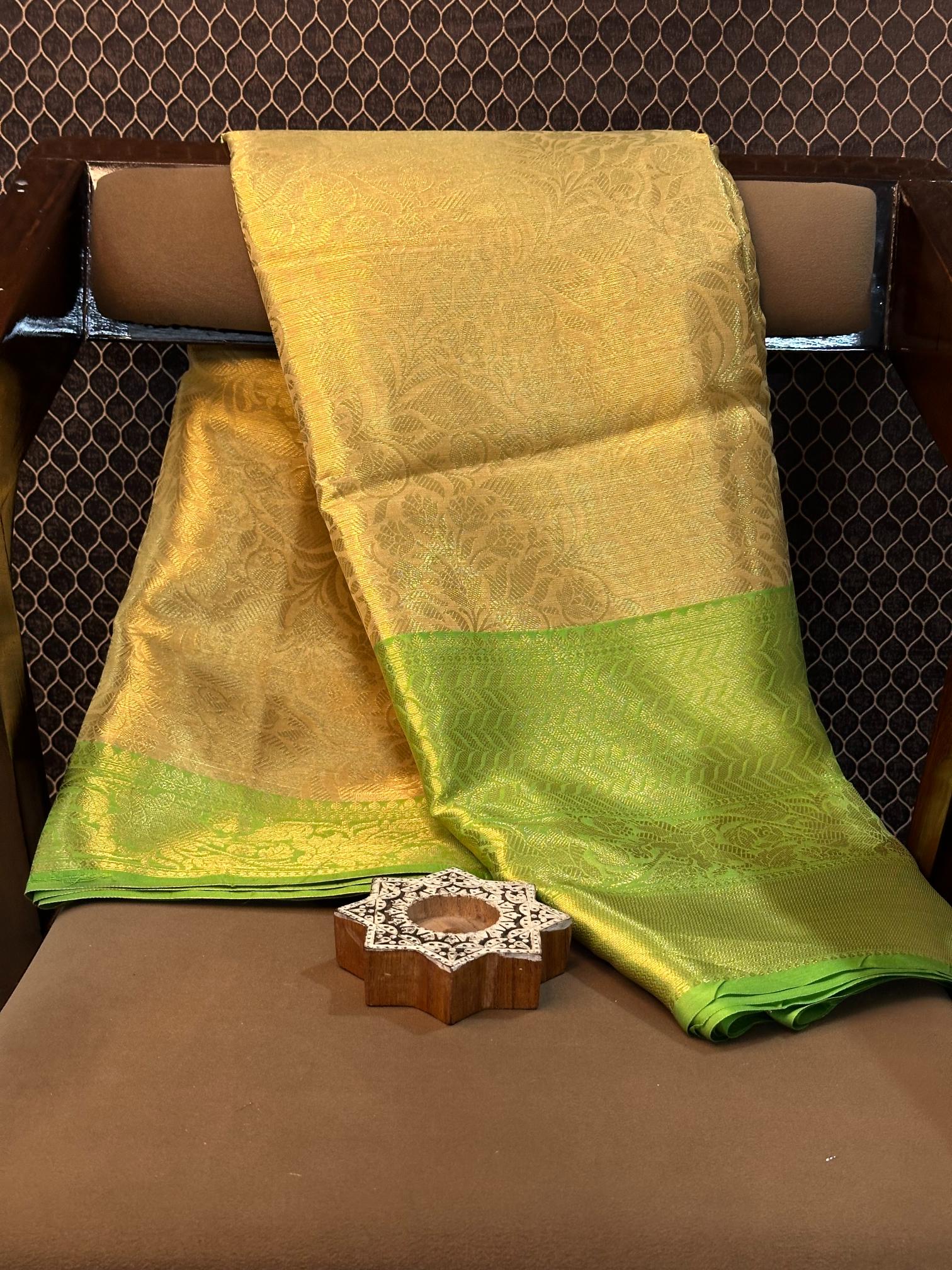 Eccentric Zari Weave Softsilk Heritage Banarasi Saree