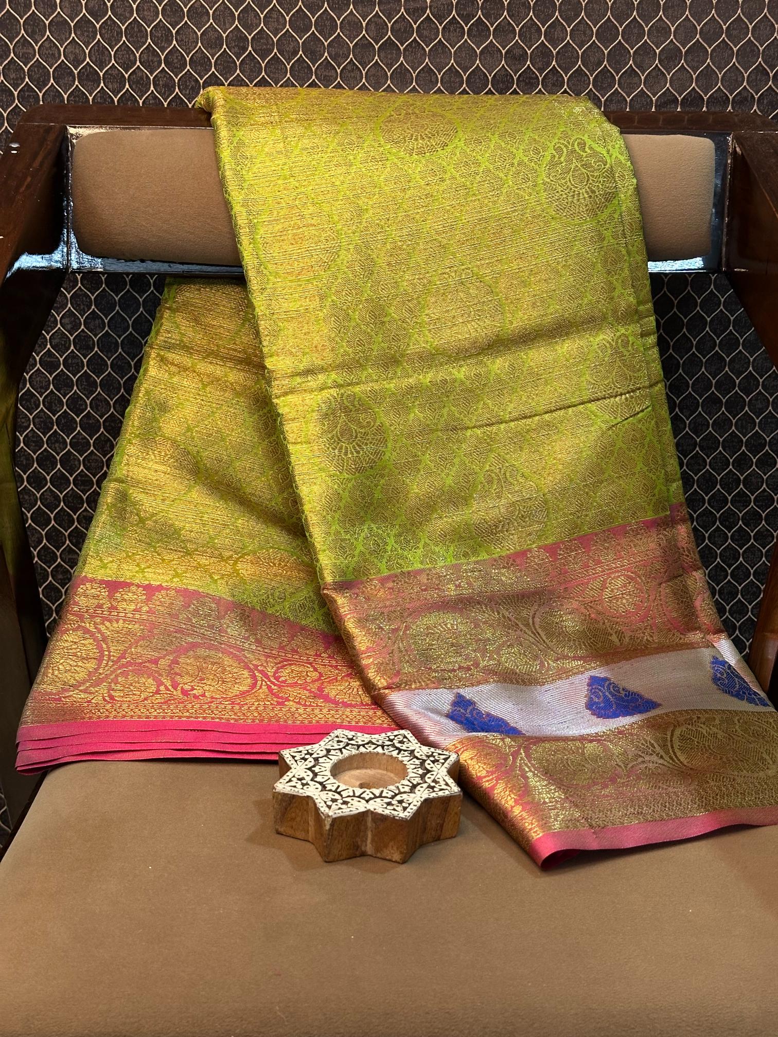 Handpicked Softsilk Heritage Banarasi Saree