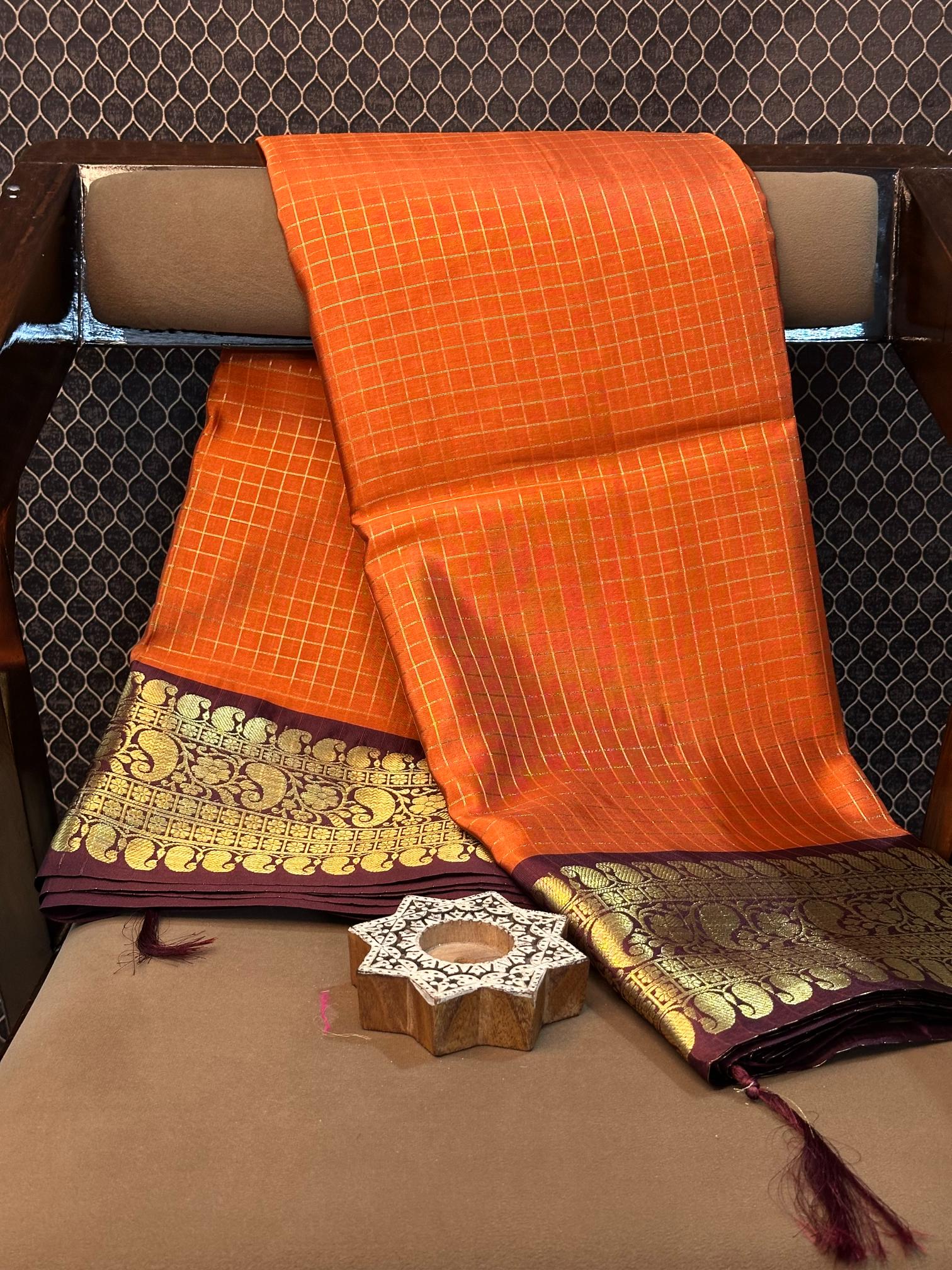 Eccentric zari weave Softsilk Banarasi saree