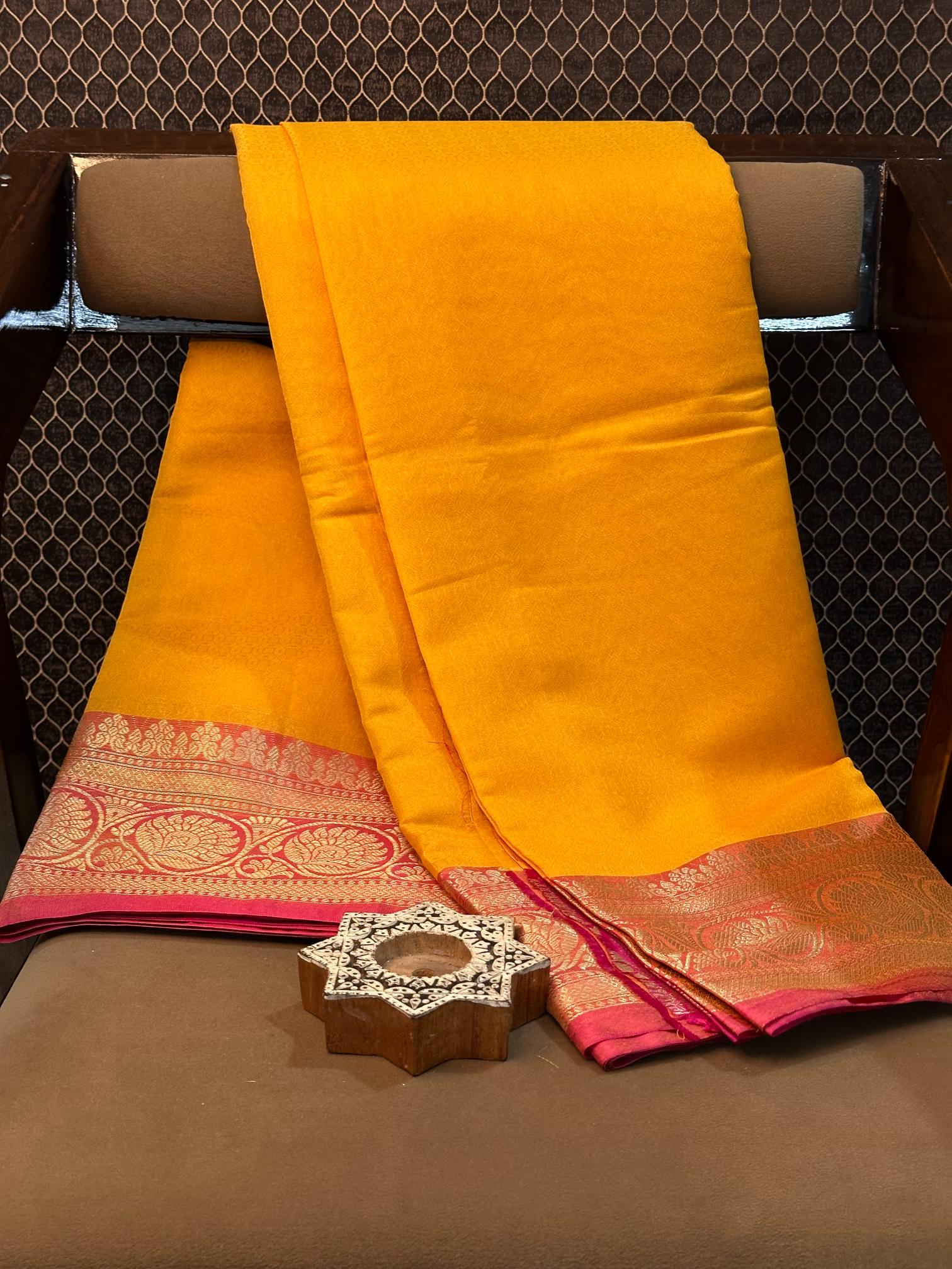 Eccentric zari weave Softsilk Banarasi saree