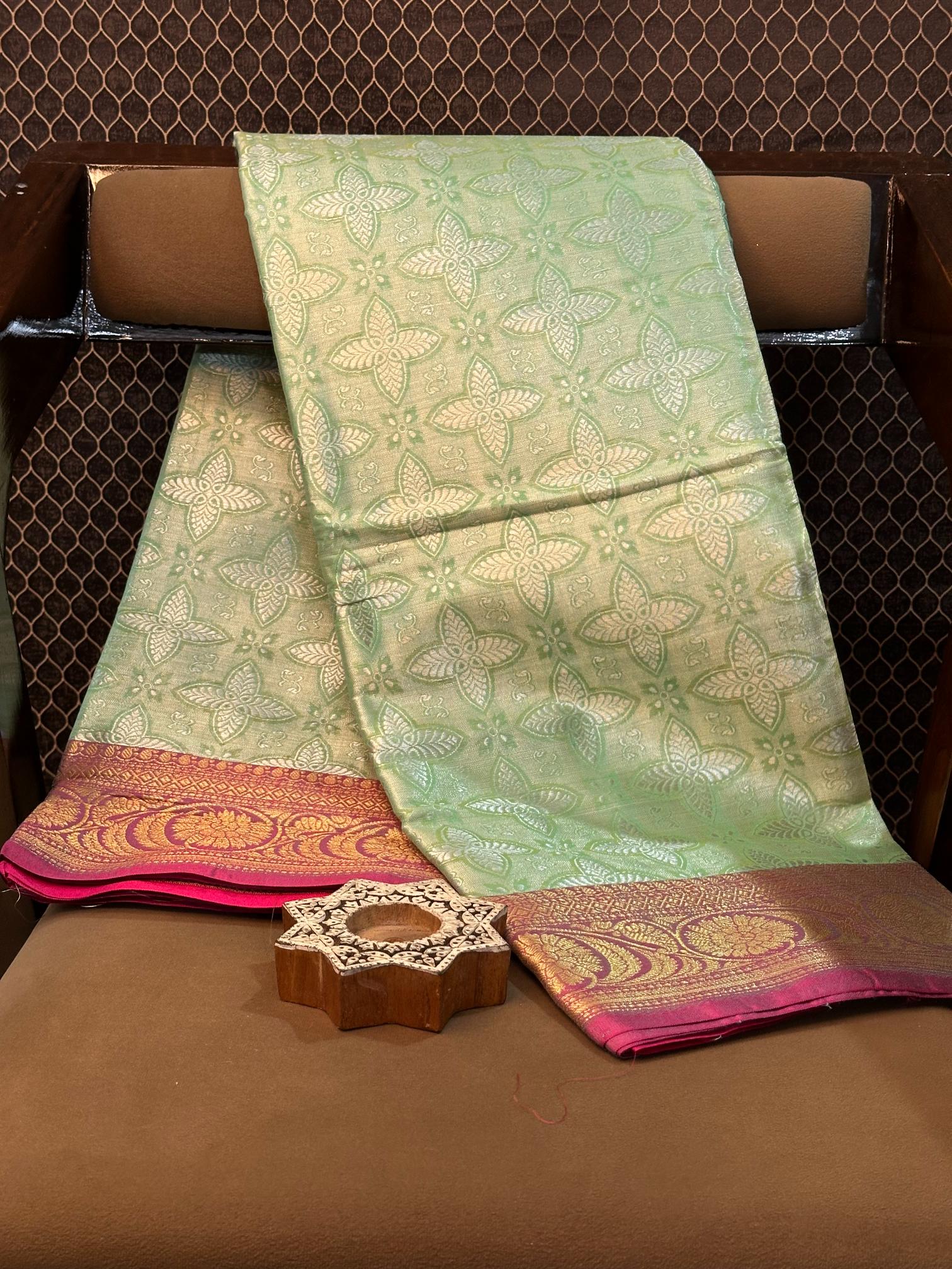 Handpicked Softsilk Heritage Banarasi Saree