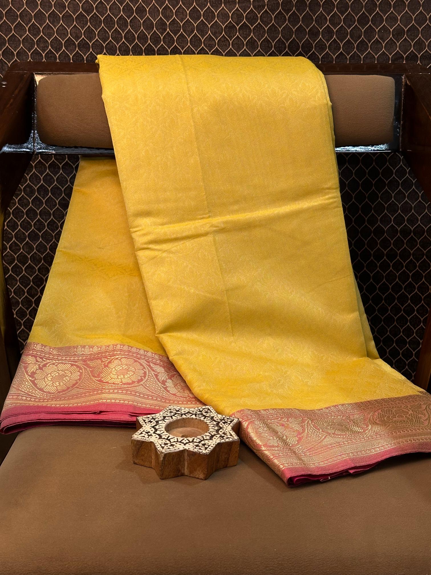 Eccentric Zari Weave Softsilk Heritage Banarasi Saree