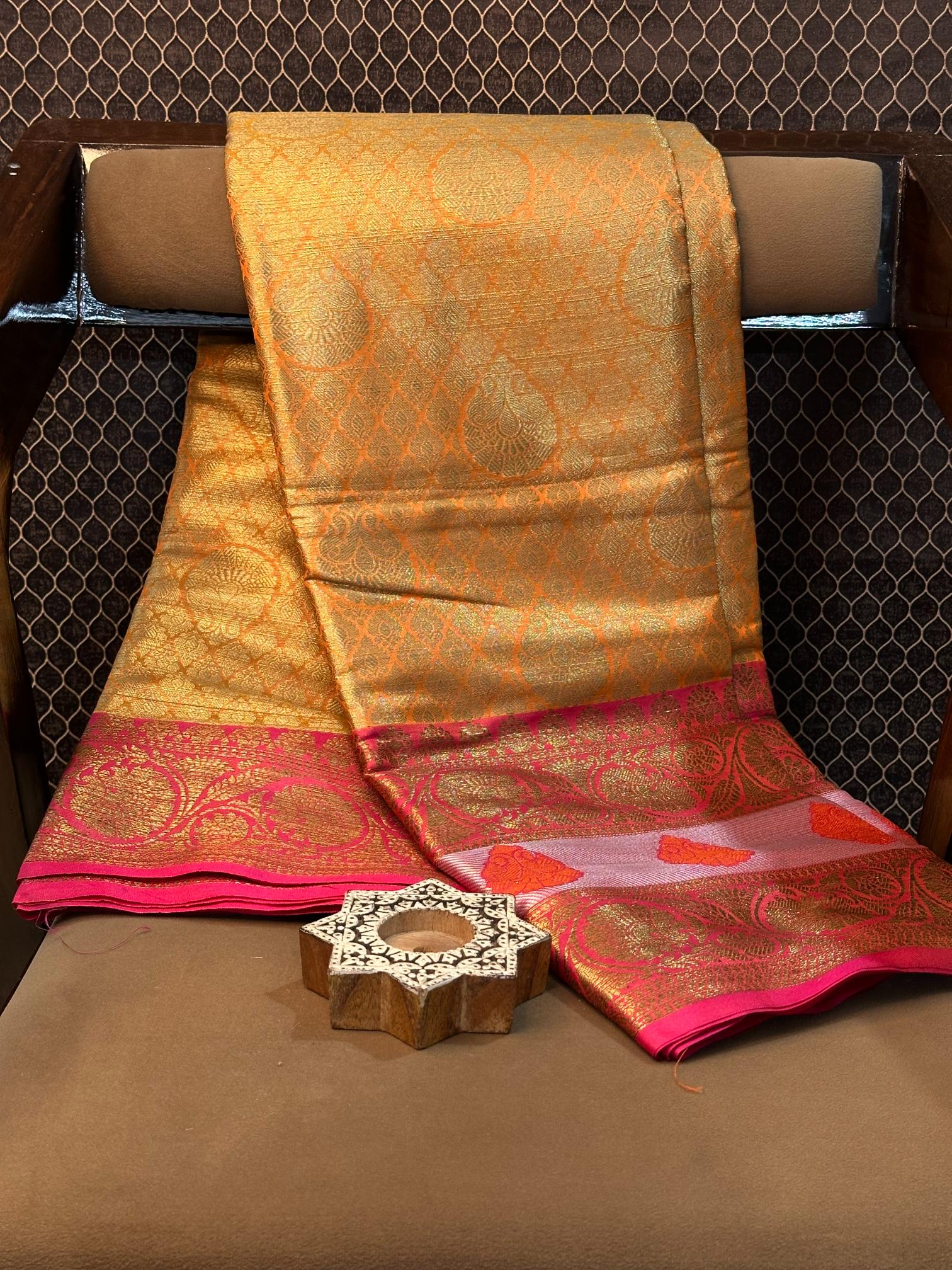 Handpicked Softsilk Heritage Banarasi Saree
