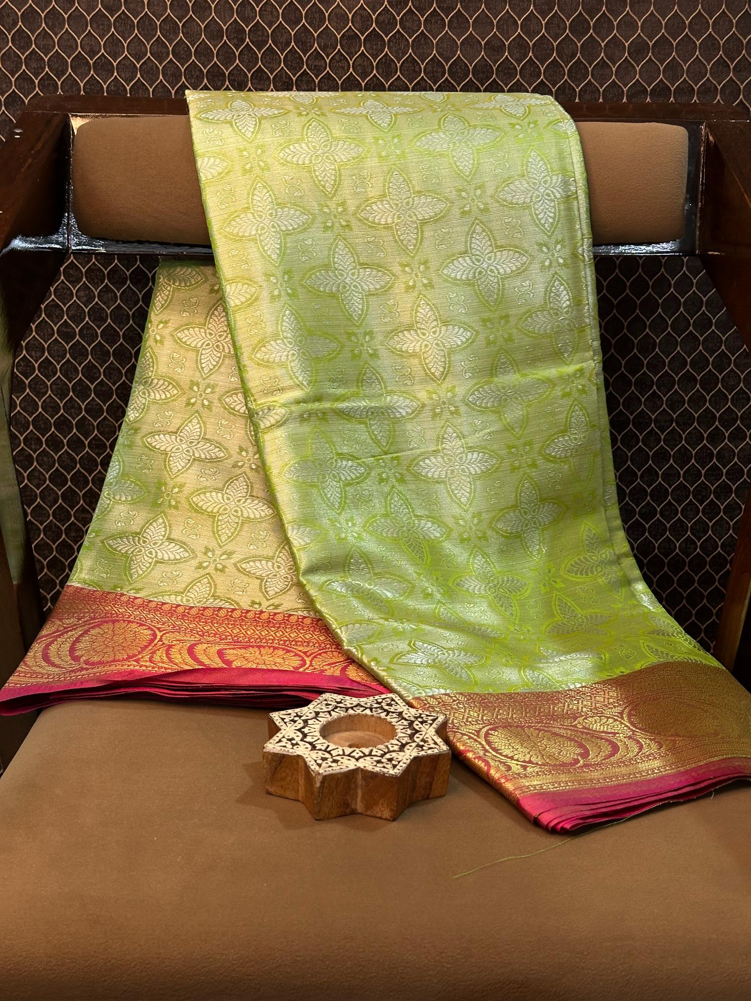 Handpicked Softsilk Heritage Banarasi Saree