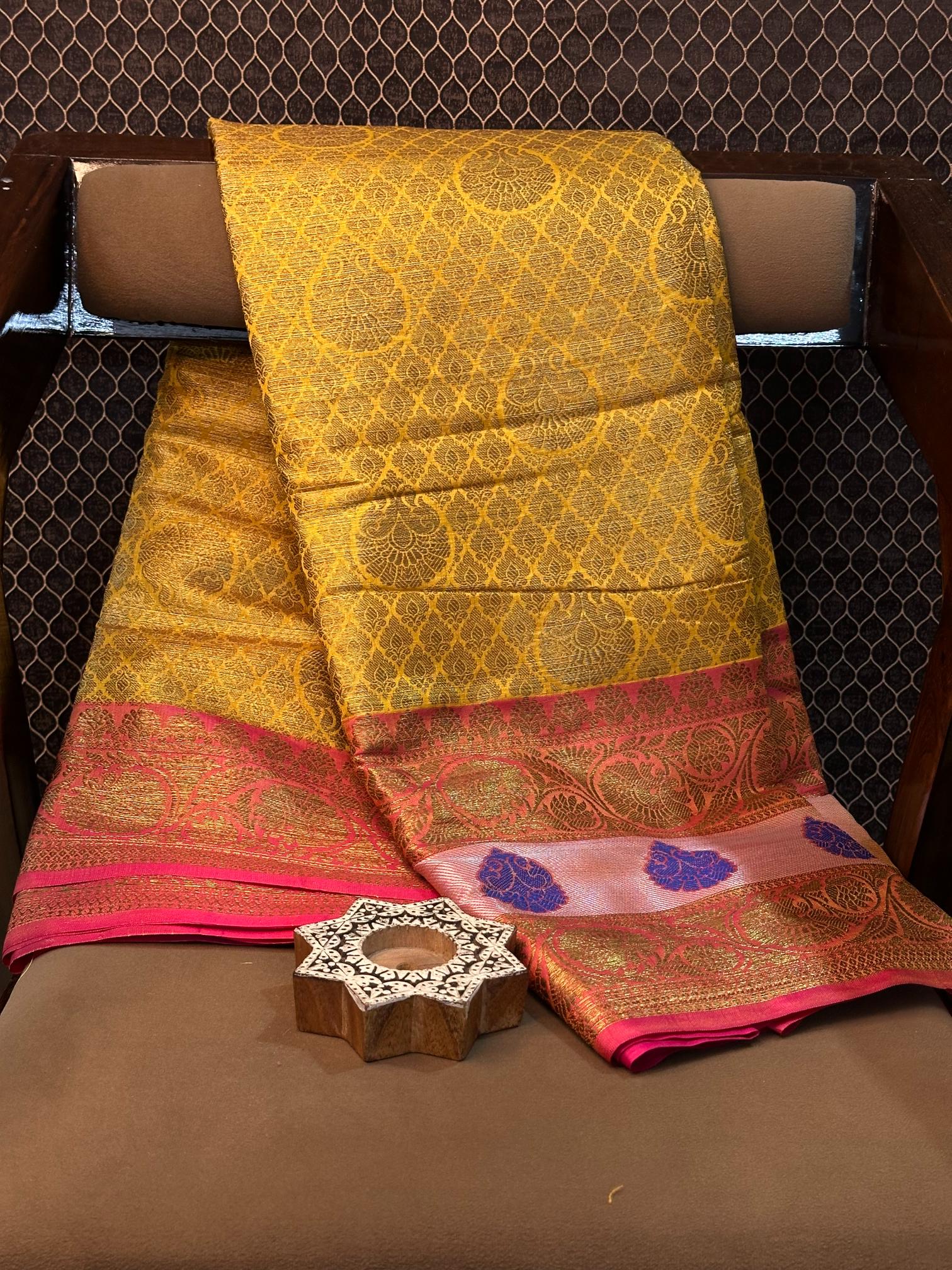 Handpicked Softsilk Heritage Banarasi Saree