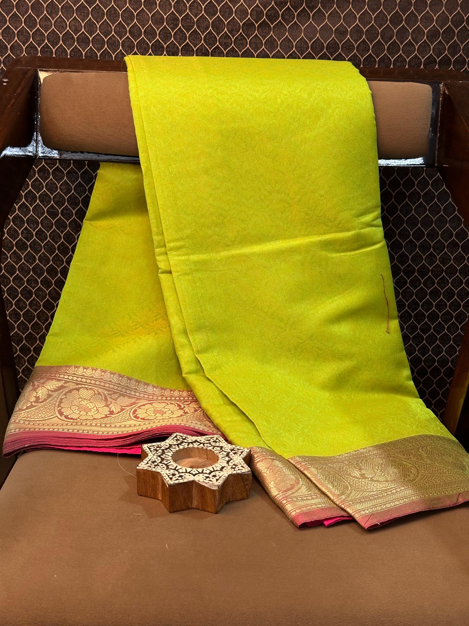 Eccentric zari weave Softsilk Banarasi saree