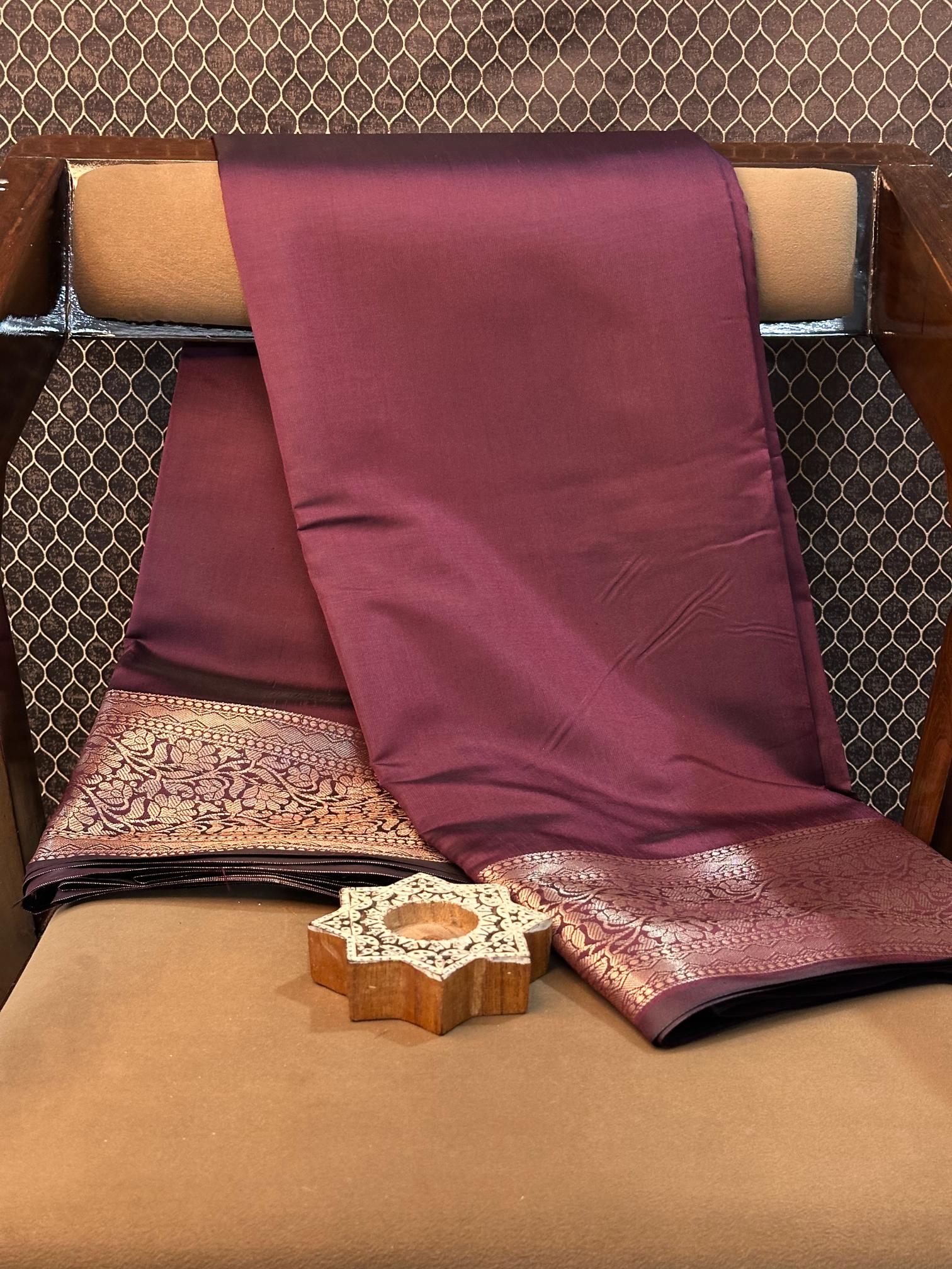 Eccentric zari weave Softsilk Banarasi saree