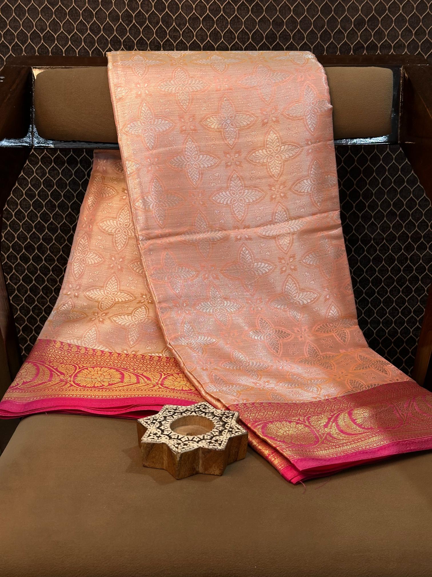 Handpicked Softsilk Heritage Banarasi Saree
