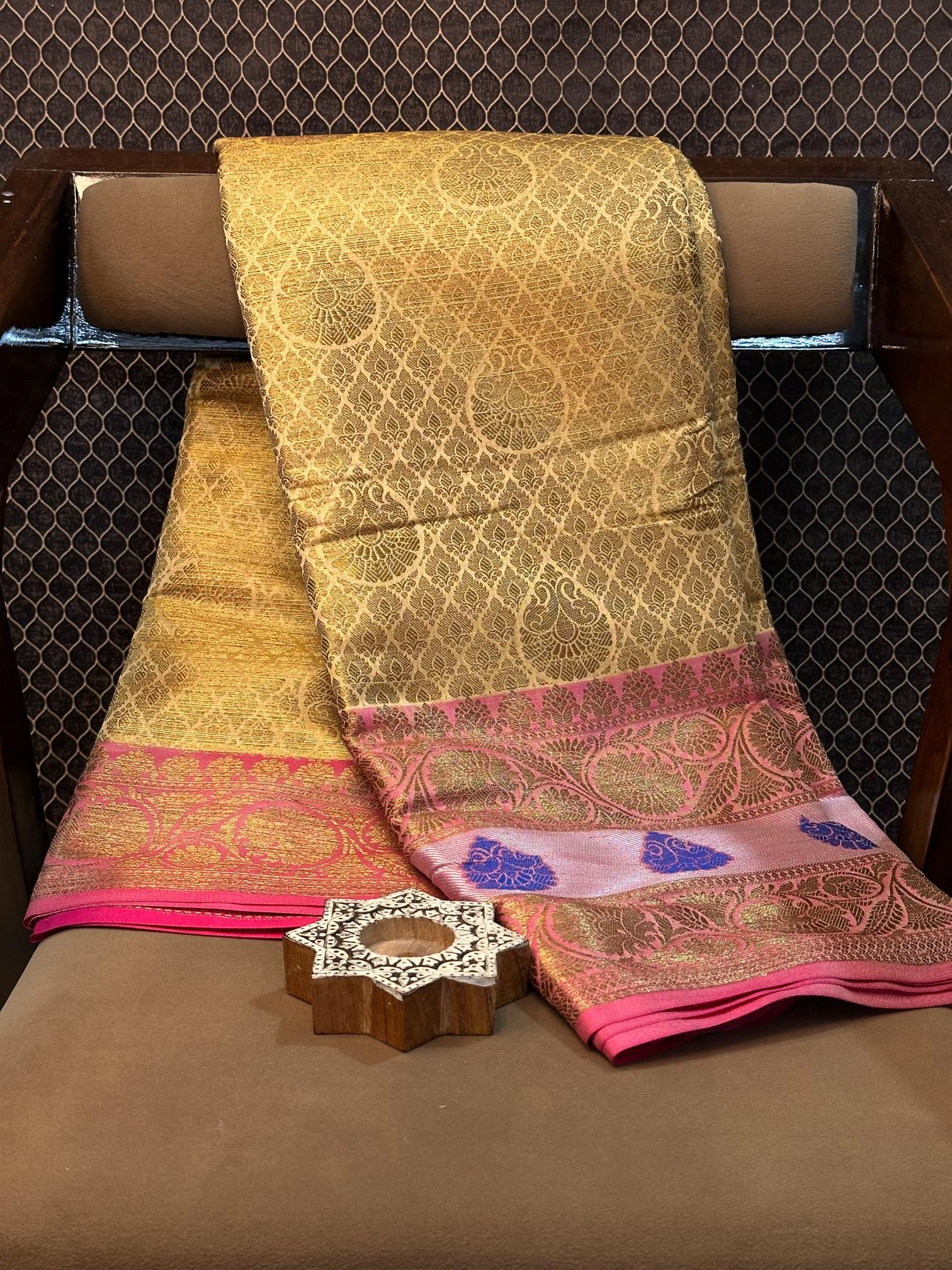 Handpicked Softsilk Heritage Banarasi Saree