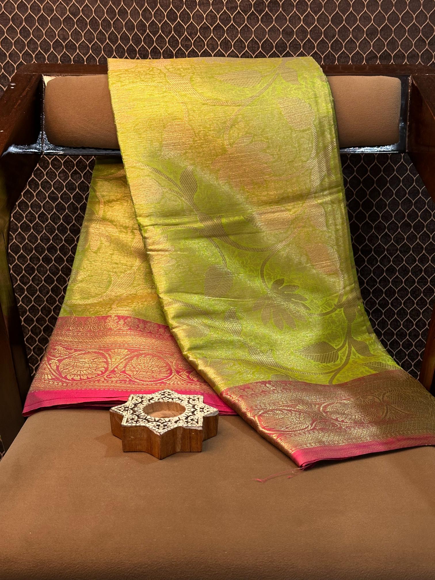 Handpicked Softsilk Heritage Banarasi Saree