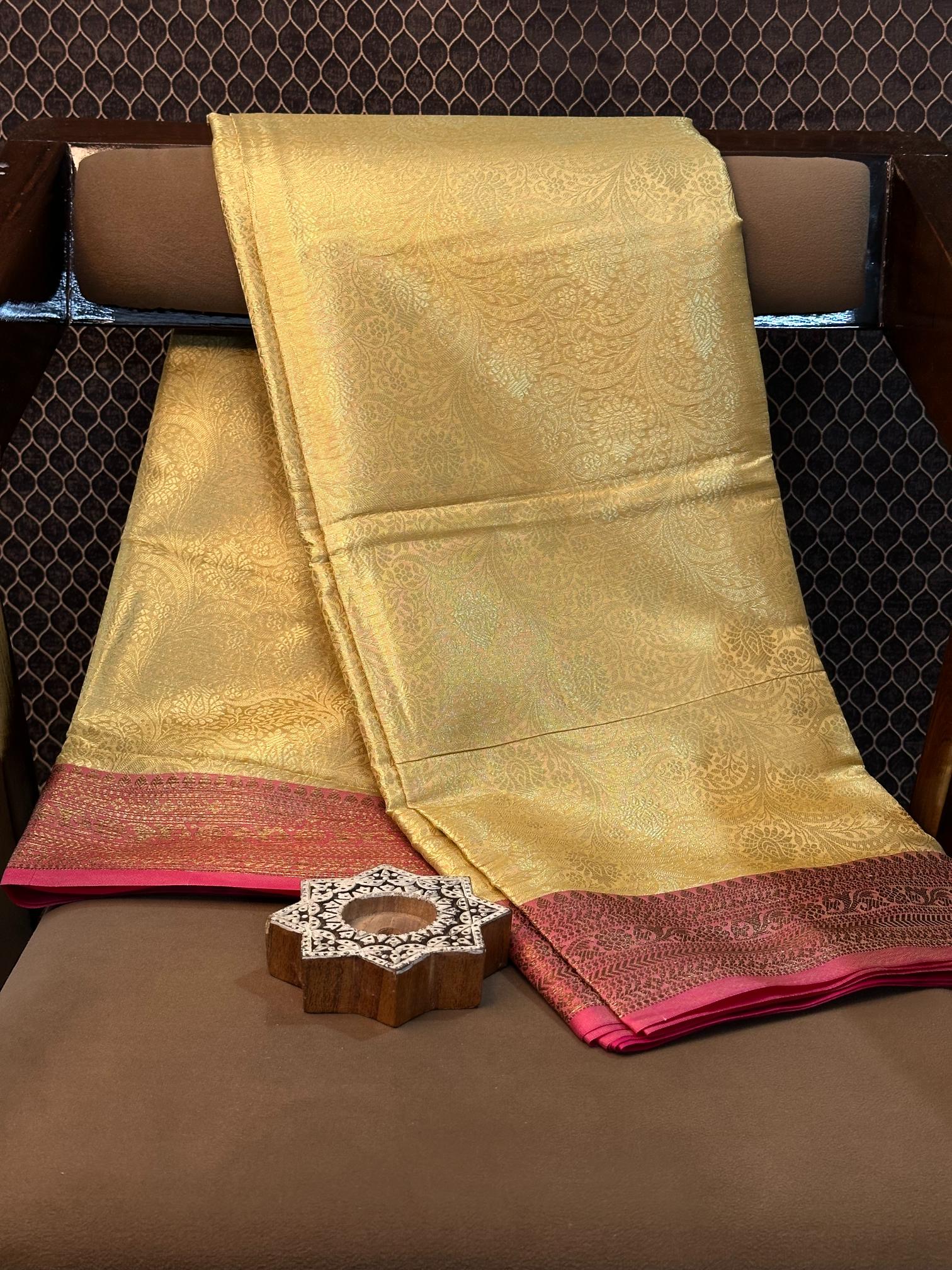 Eccentric zari weave Softsilk Banarasi saree