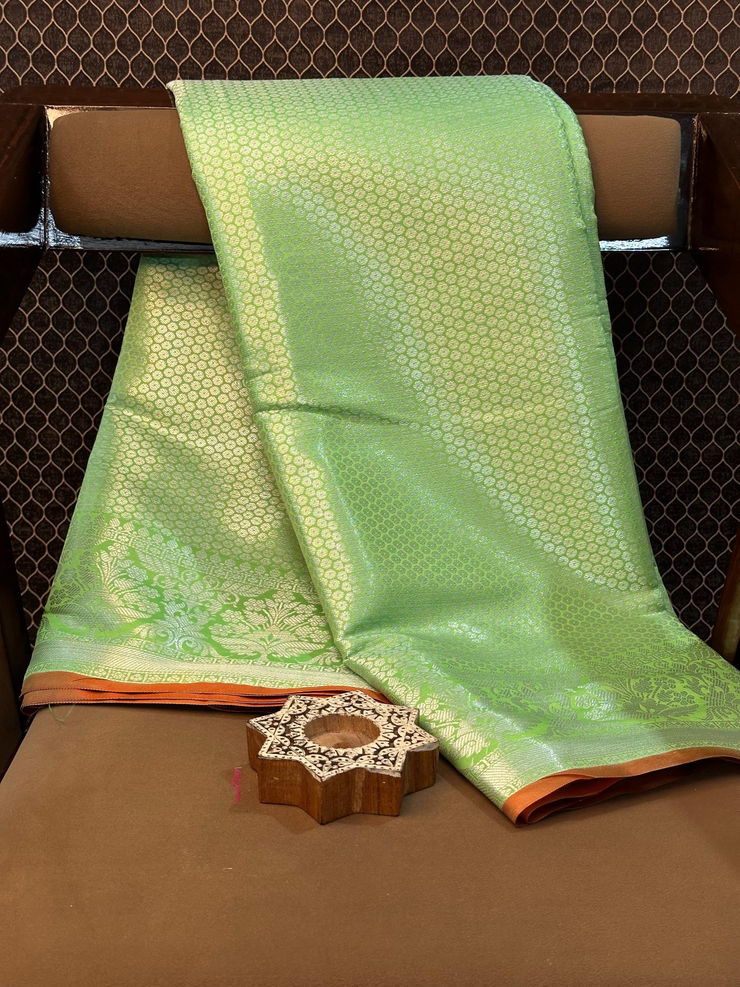 Eccentric Zari Weave Softsilk Heritage Banarasi Saree
