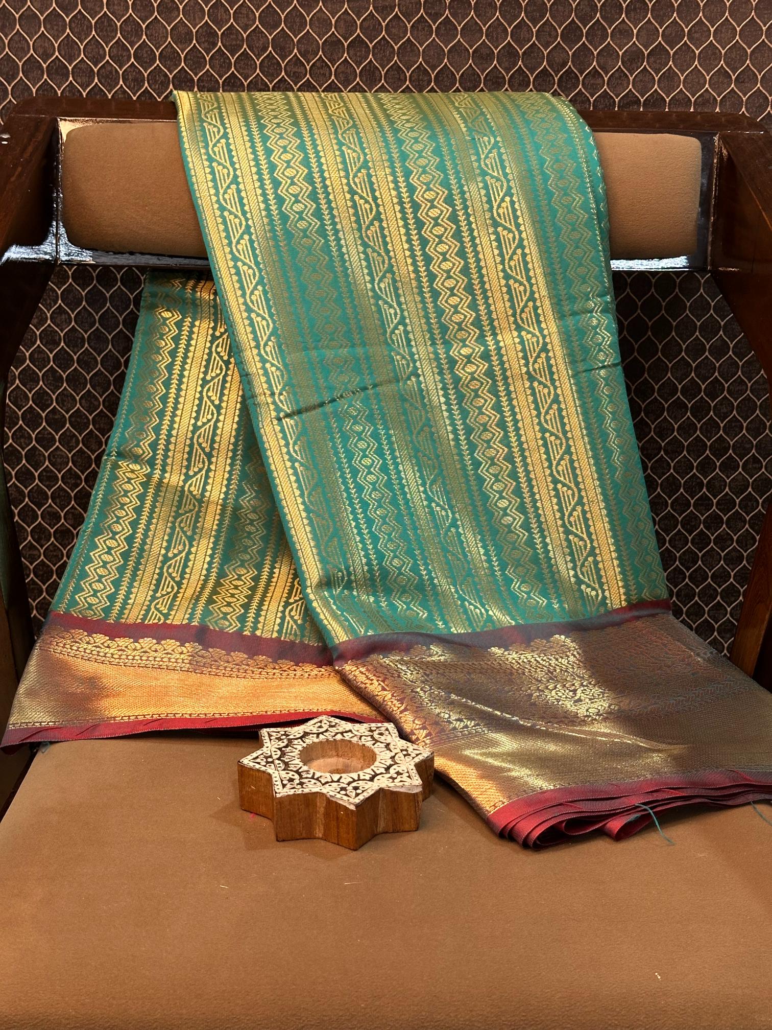 Eccentric Zari Weave Softsilk Heritage Banarasi Saree
