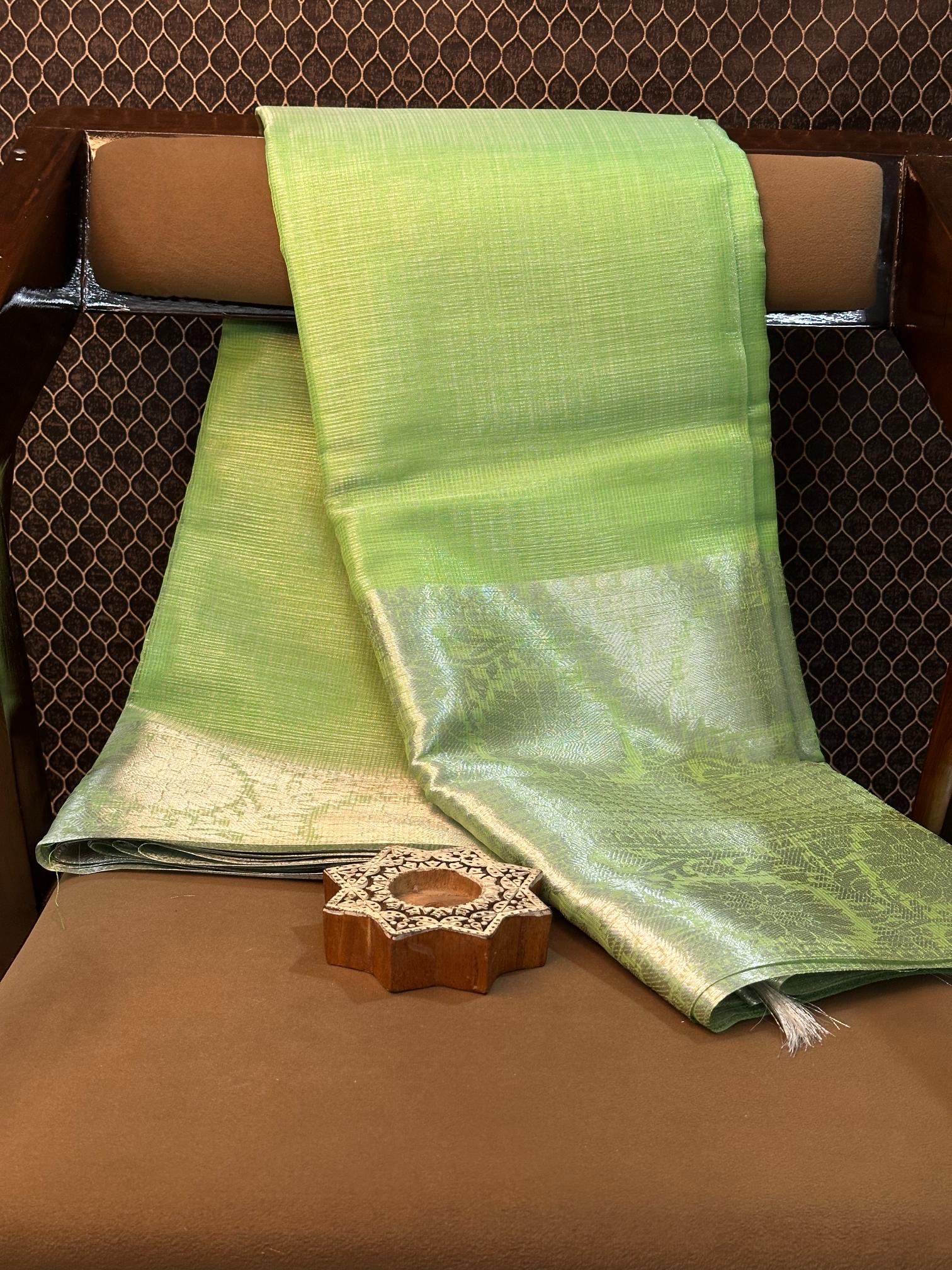 Eccentric zari weave Softsilk Banarasi saree