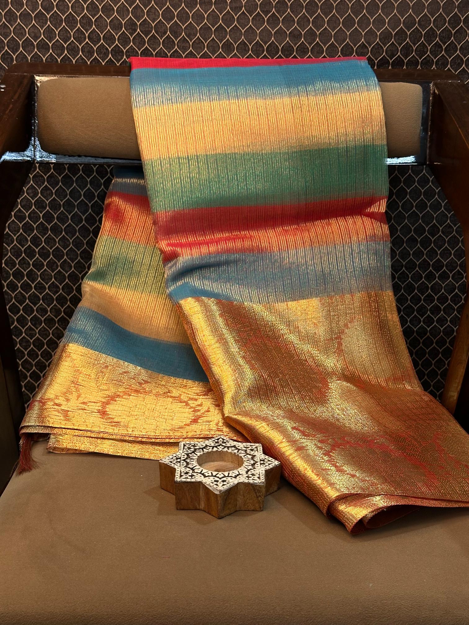 Handpicked Softsilk Heritage Banarasi Saree