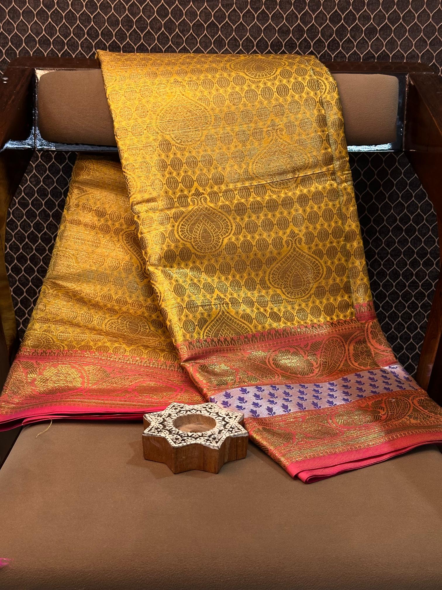 Handpicked Softsilk Heritage Banarasi Saree