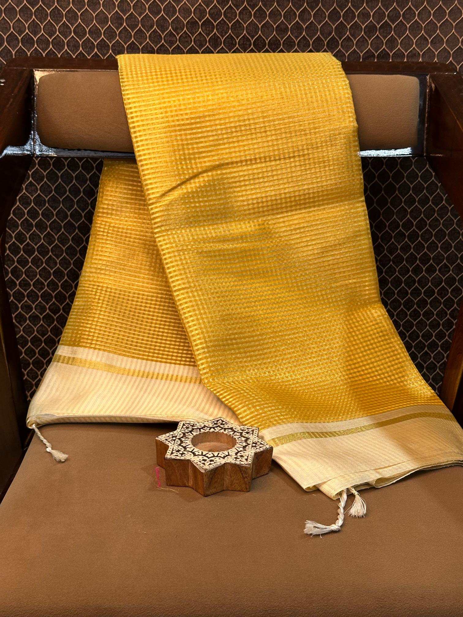 Eccentric zari weave Softsilk Banarasi saree