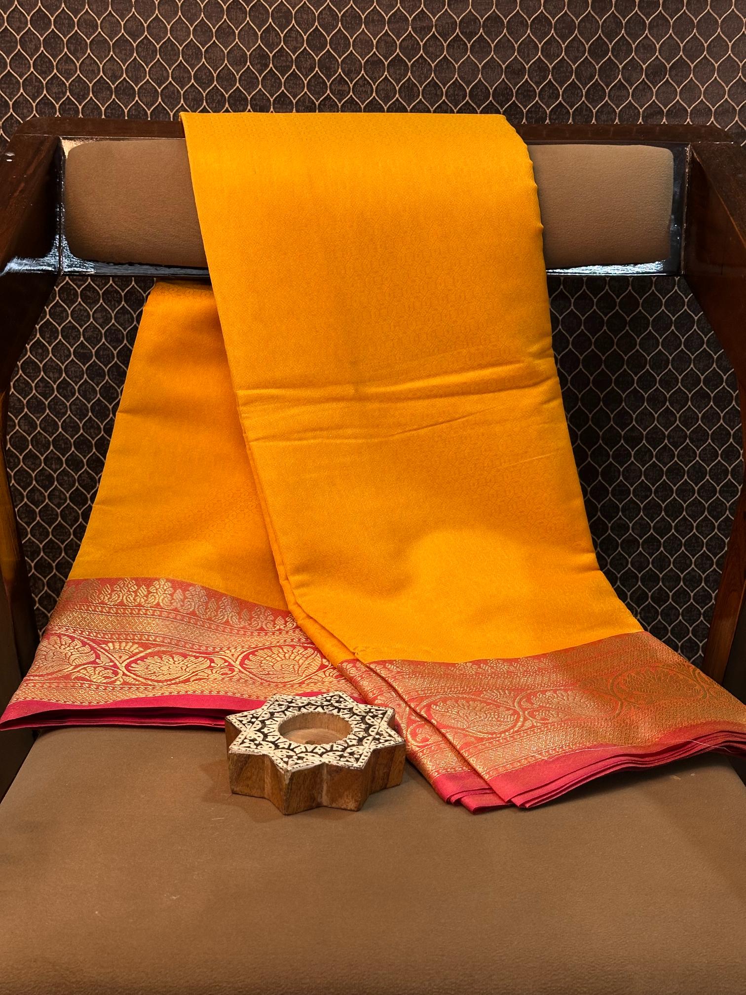 Eccentric Zari Weave Softsilk Heritage Banarasi Saree