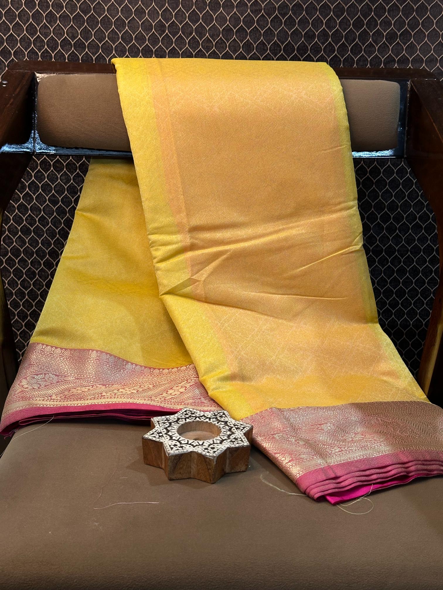 Eccentric Zari Weave Softsilk Heritage Banarasi Saree