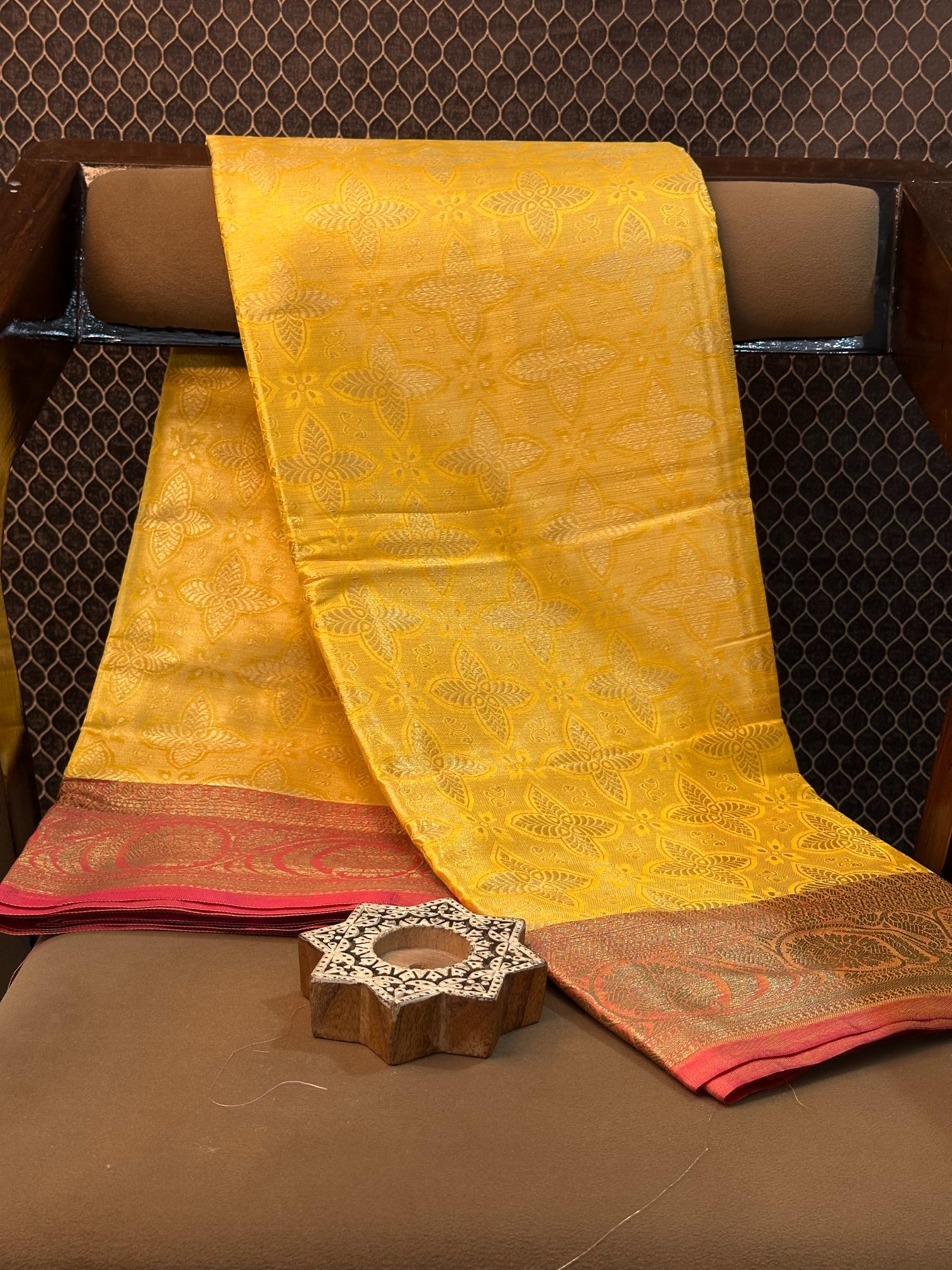 Eccentric Zari Weave Softsilk Heritage Banarasi Saree