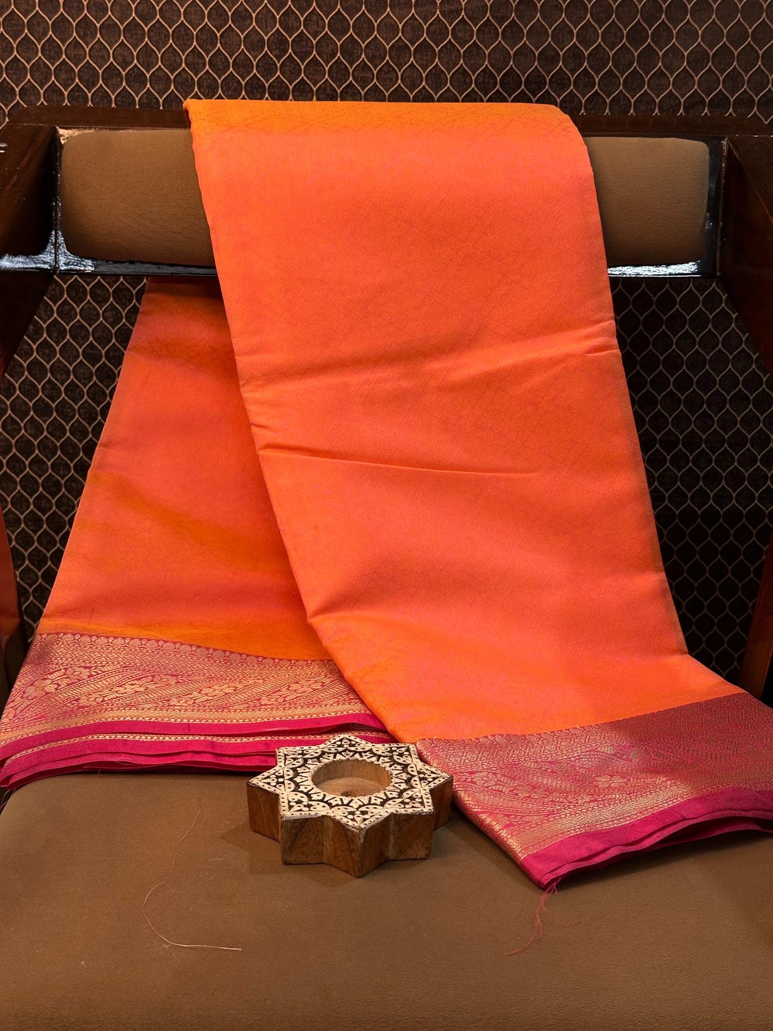 Eccentric Zari Weave Softsilk Heritage Banarasi Saree