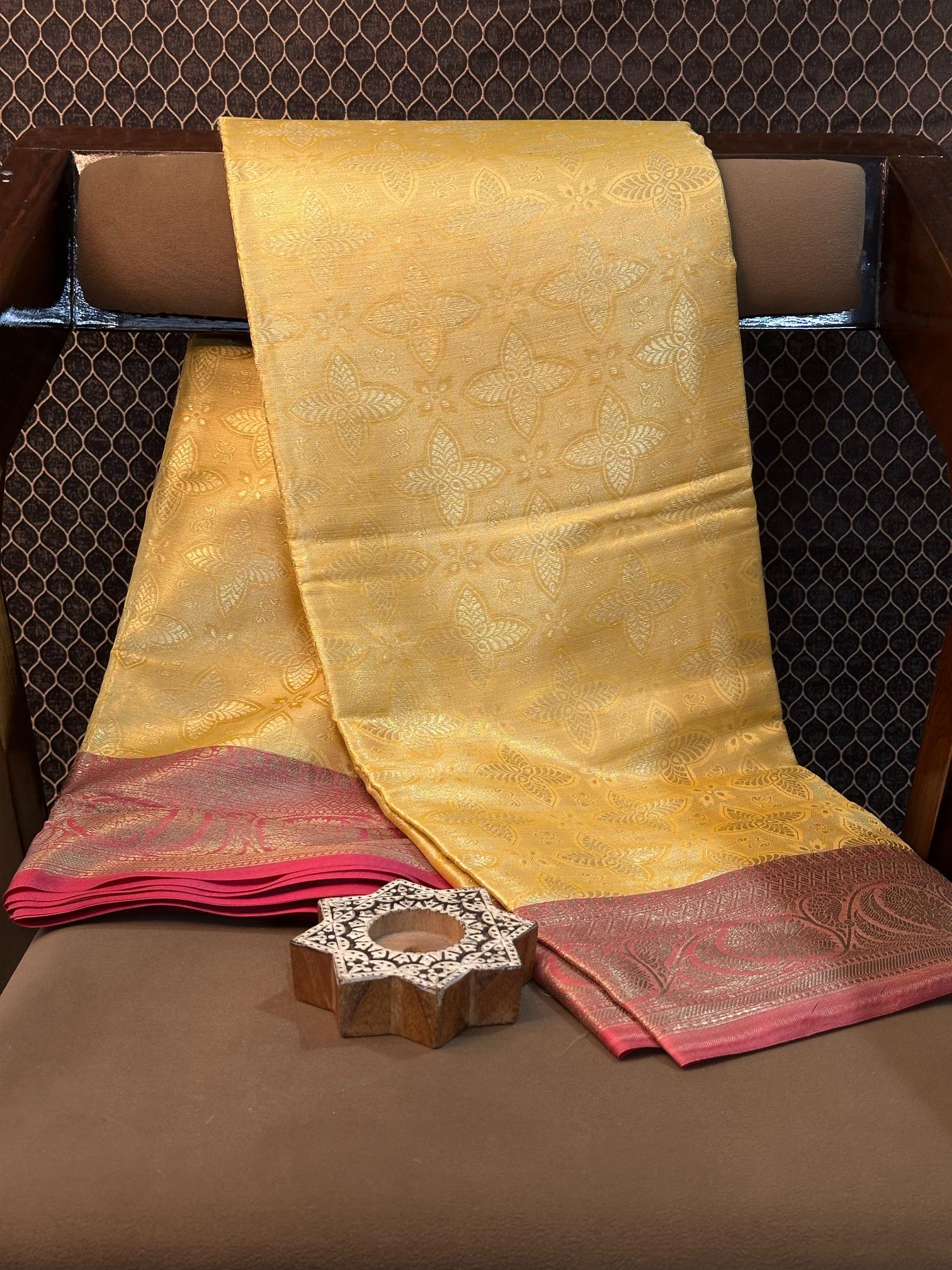 Eccentric Zari Weave Softsilk Heritage Banarasi Saree