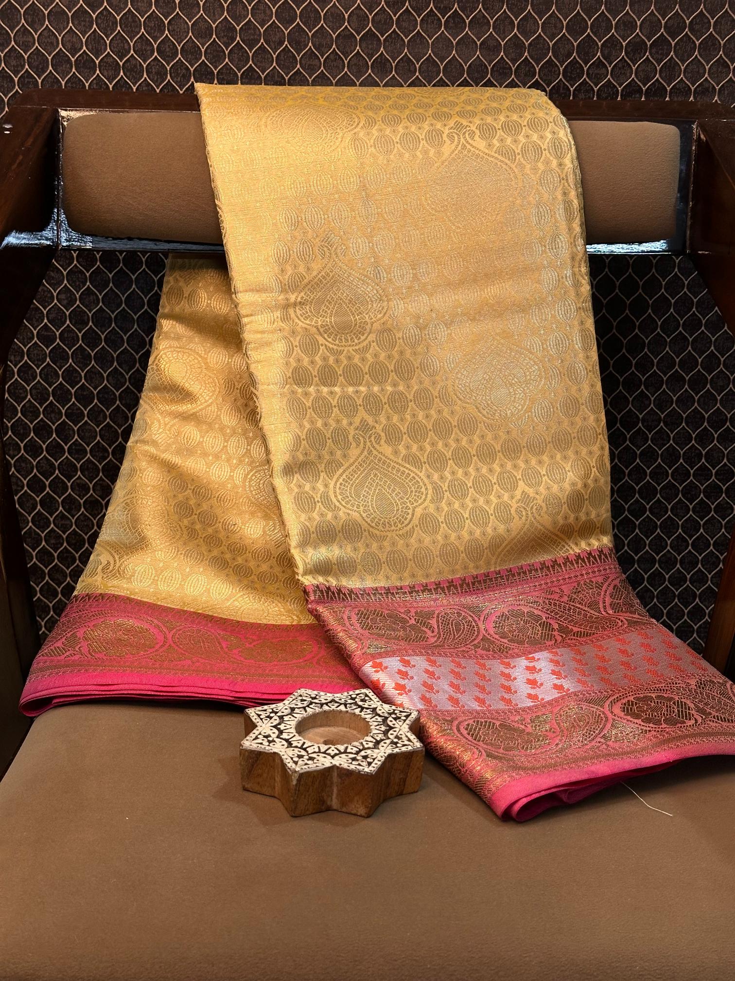 Handpicked Softsilk Heritage Banarasi Saree