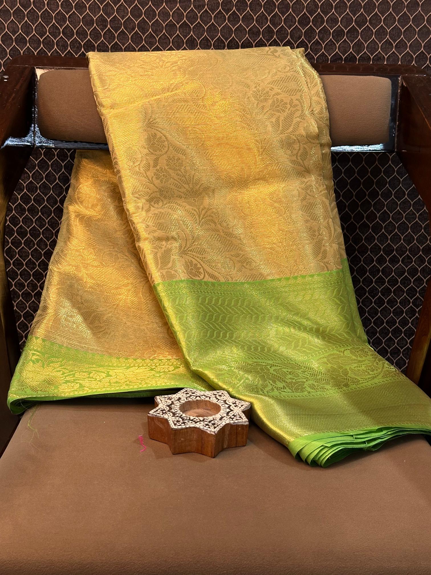 Eccentric Zari Weave Softsilk Heritage Banarasi Saree