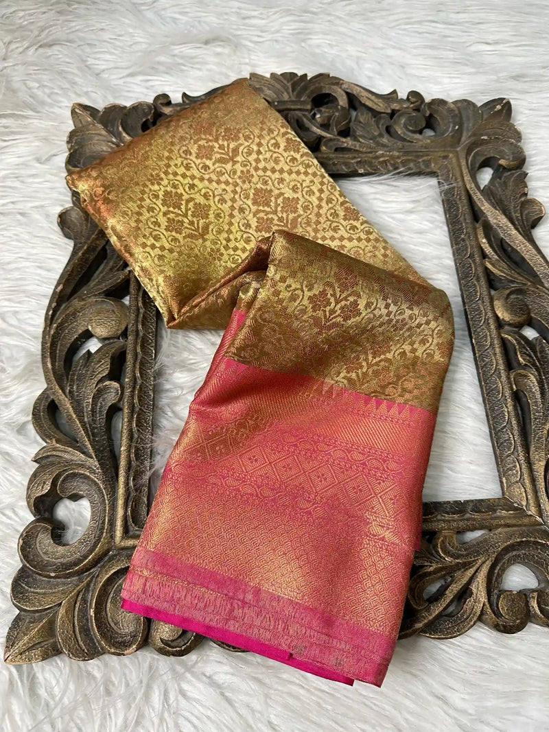 Traditional Softsilk Exclusive Banarasi Saree