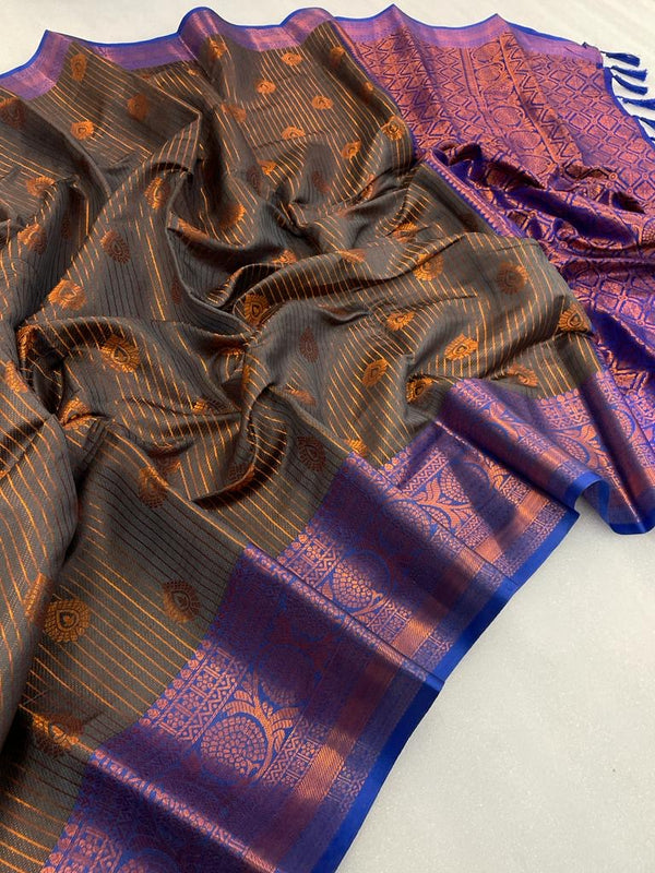 Handloom Inspired Softsilk banarasi saree