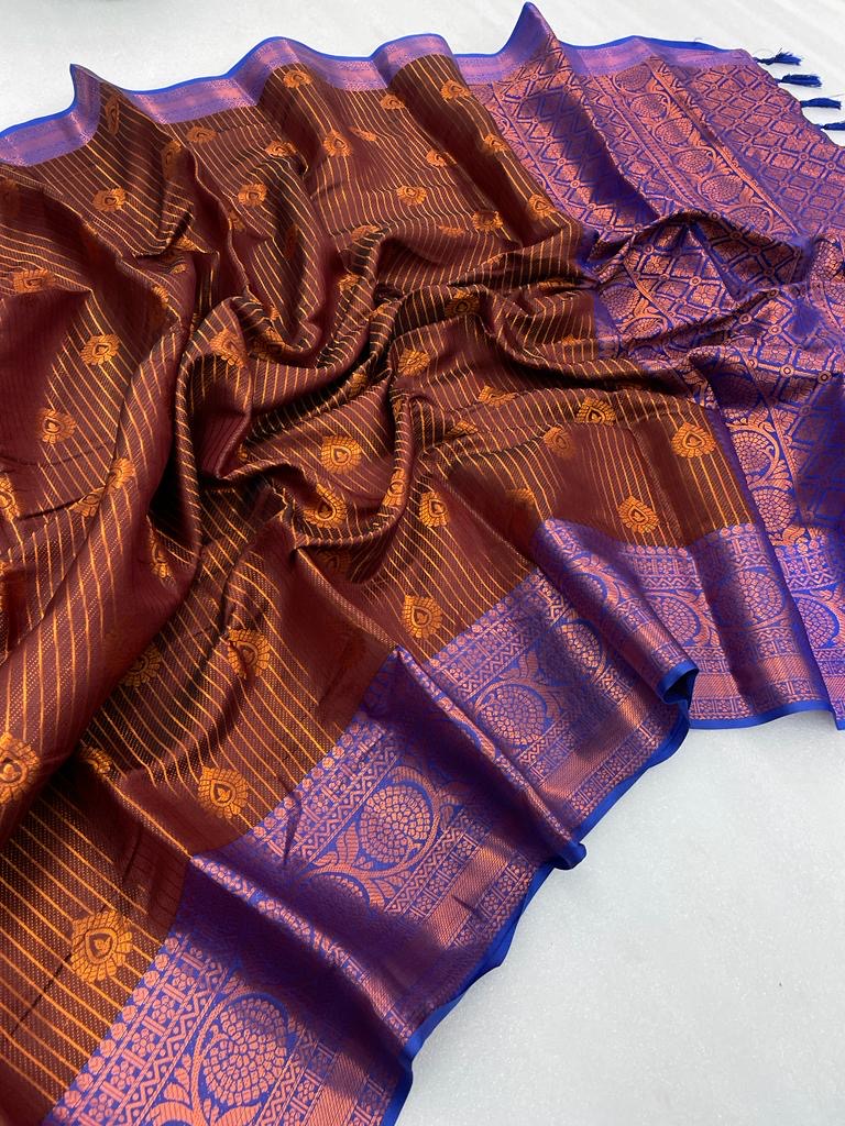 Handloom InspiredSoftsilk banarasi saree