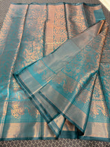 Beautiful Soft Cotton Zari Buta Banarasi Saree