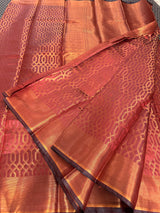 Beautiful Soft Cotton Zari Buta Banarasi Saree