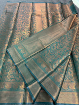 Beautiful Soft Cotton Zari Buta Banarasi Saree